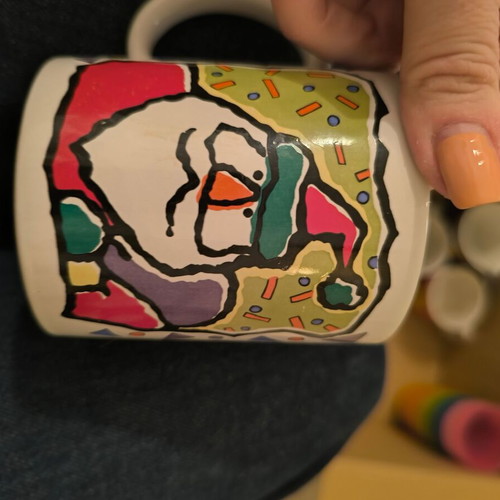 Mug with Santa Claus design like new
