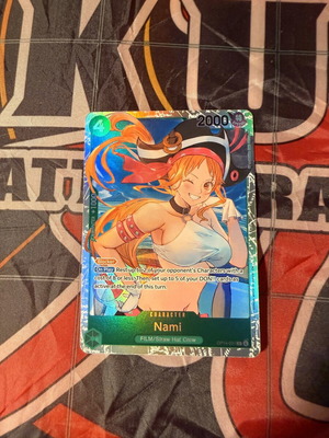 One Piece Nami SR OP14-031 The Azure Seas Seven card new