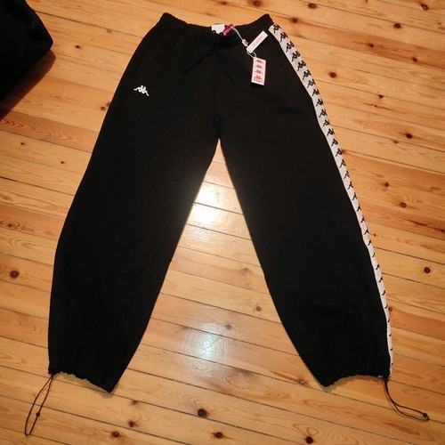 Kappa women's baggy sweatpants new with tags, black and beige