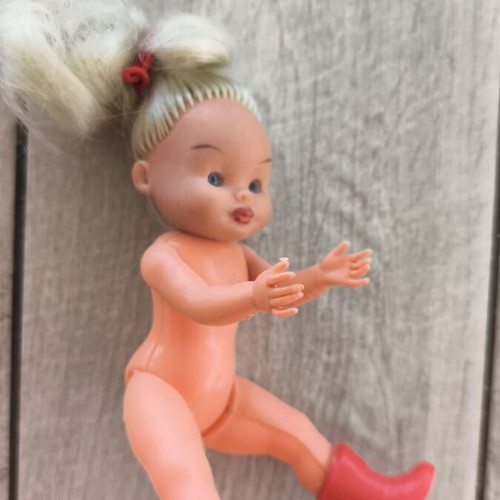 Vintage plastic doll 18 cm