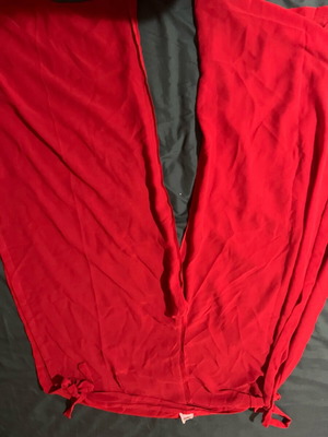 Transparent Pantelona for the Sea, like new, red, size M