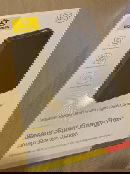 Baseus φορητος εκκινητής μπαταρίας αυτοκινήτου
