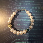 Handmade bracelet with evil eye