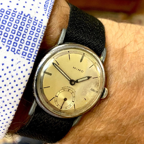 MIMO military vintage 1942 watch with luminous hands