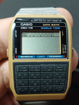 Casio DBX-112 Data Bank vintage ρολόι χειρός μεταχειρισμένο