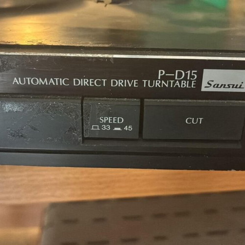 Sansui P-D15 automatic direct-drive turntable used, vintage, made in Japan