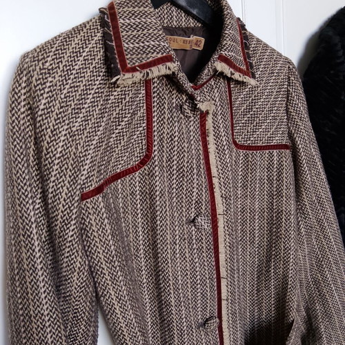 Soul : Rebel women's midi tweed coat with 30% wool, size 42 (L)