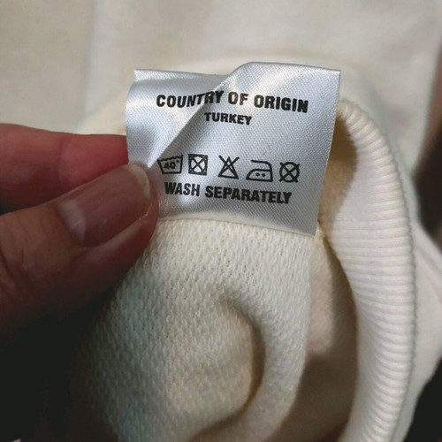 Admiral long sweatshirt new, white/cream