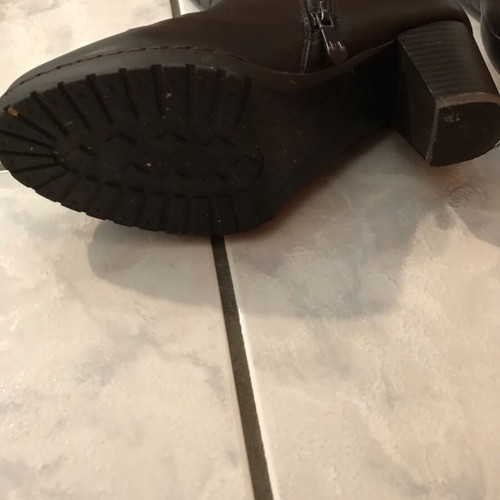 Women's boots used knee-high brown size 36