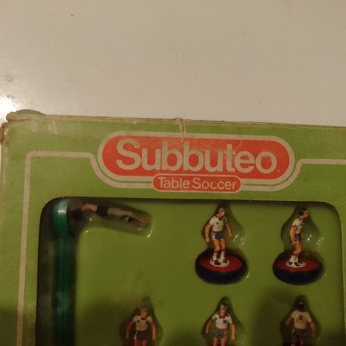 Subbuteo England team used, full eleven set