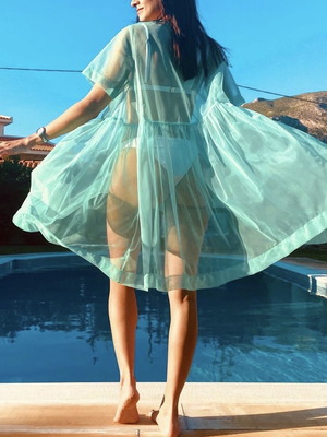 Boeme Mint Toule φόρεμα σαν καινούργιο, one size, τιρκουάζ