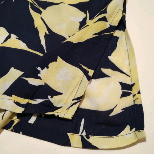 Anna Riska sleeveless printed dress used, size 3, blue and yellow