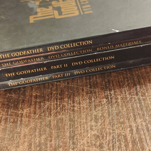 The Godfather DVD collection used, 5 disc set, English subtitles