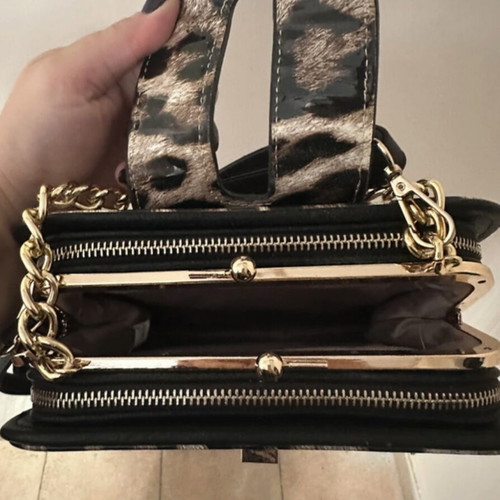 Shoulder bag like new, beige and brown
