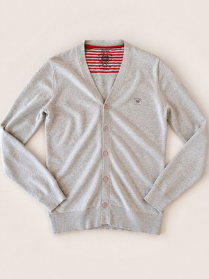 Diesel men's cardigan like new, with buttons, gray, size L