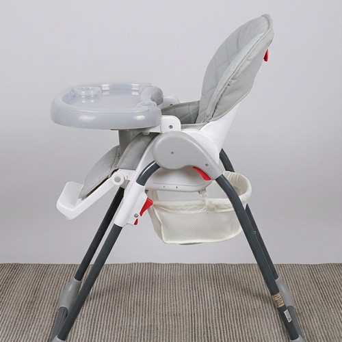 Lorelli Dulce Cool Grey Leather Highchair like new with adjustable height