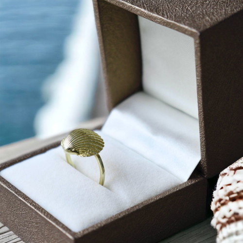Shell Ring New Silver 925 Available In Three Colors