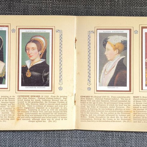 The Kings and Queens of England Album 1935 used, John Player & Sons