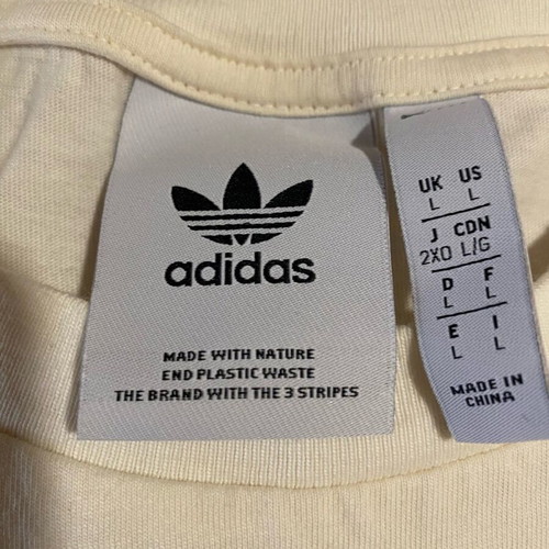 Adidas Originals T-shirt μέγεθος L καινούριο, άσπρο