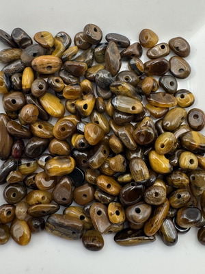Brown Tigereye Mini Chipstone Beads like new