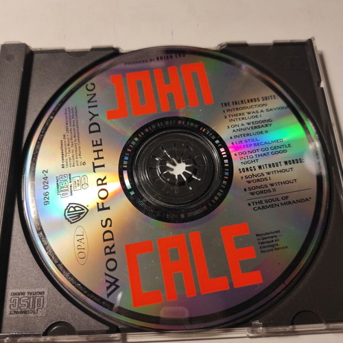 John Cale Words For The Dying CD like new, electronic