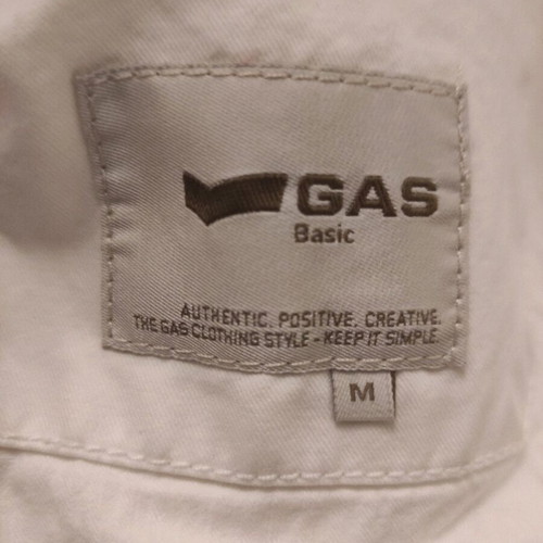 Gas men's jacket white like new, size M