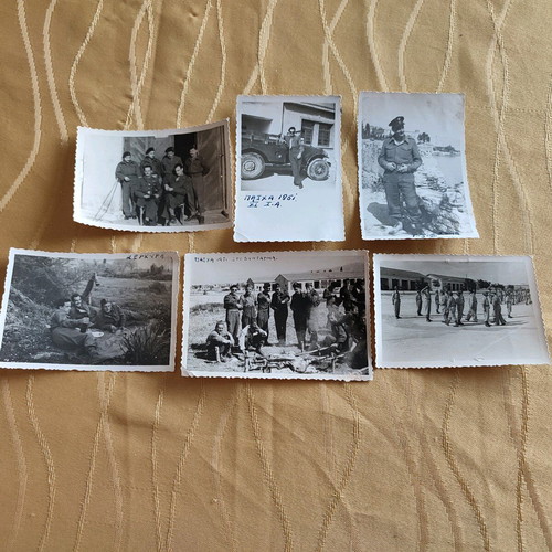 Military photos used, pack of 6, circa 1950