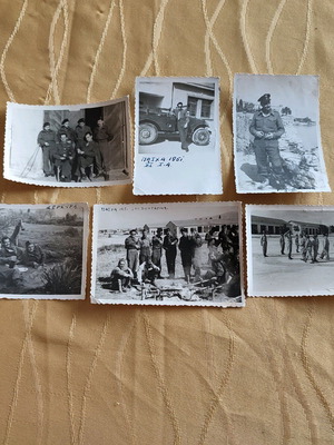 Military photos used, pack of 6, circa 1950