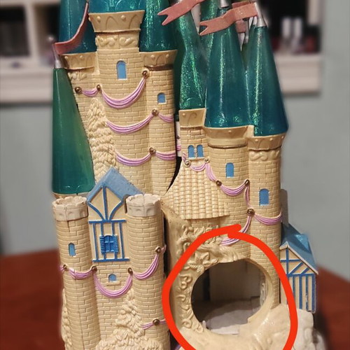 Polly Pocket Disney Cinderella Castle used, Bluebird Toys 1995