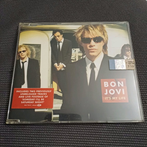 Bon Jovi It's My Life 4 Track CD Single σαν καινούργιο, Rock