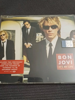 Bon Jovi It's My Life 4 Track CD Single σαν καινούργιο, Rock