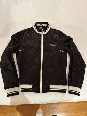 3 Guys Jacket like new, cotton and polyester, black and cream, size Large