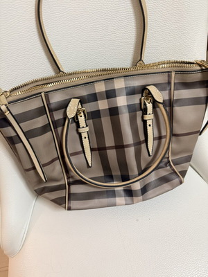 Burberry smoked check Salisbury tote shoulder bag trench 3884121