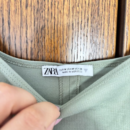 Zara midi khaki dress new, size M