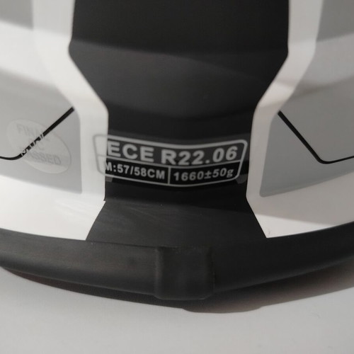 Yohe 632A black/white adventure helmet with sunvisor, like new