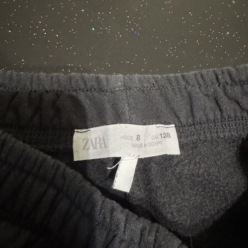 Zara kids' sportswear size 8 years 128 cm like new, black