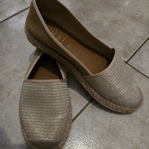 Viguera espadrilles new, beige, size 36/37