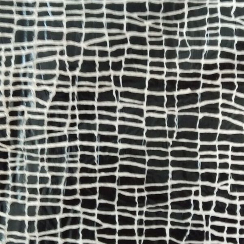 Sofa throw like new black leatherette with light beige back