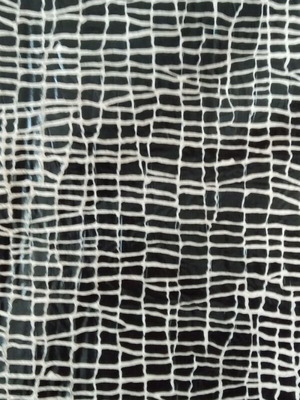 Sofa throw like new black leatherette with light beige back