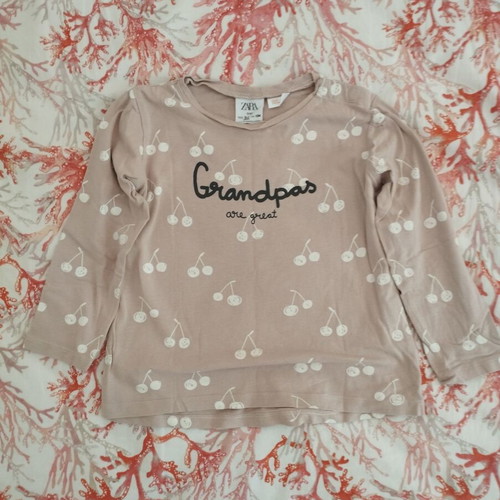 Zara children's long-sleeve shirt like new, size 3-4, 104 cm