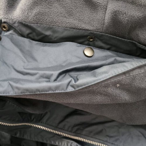 ANEK LINES work jacket new, blue XL with insulation and hood