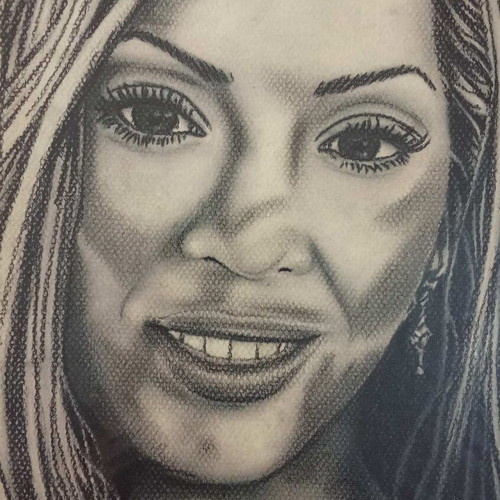 Beyonce portrait like new 28x20