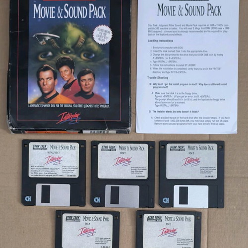Star Trek Judgment Rites Movie & Sound Pack for PC like new