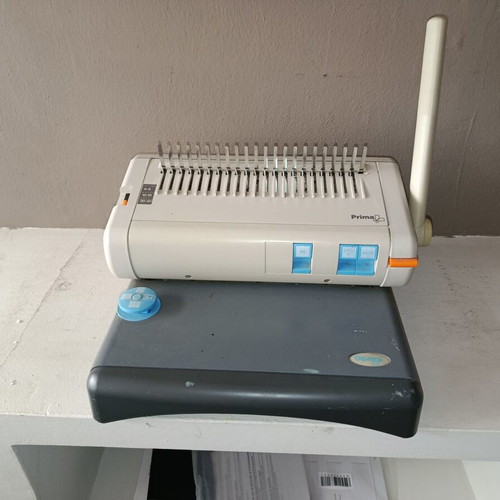 Prima Optima 25 binding machine used with consumables