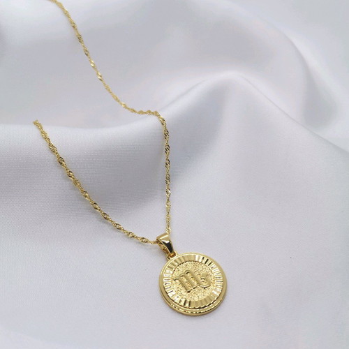 Scorpio Zodiac Necklace 18K Gold Plated New