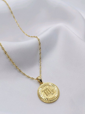 Scorpio Zodiac Necklace 18K Gold Plated New