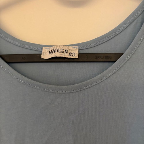 Summer blouse one size like new blue