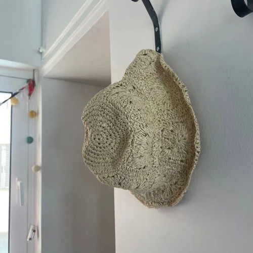Sisley straw hat, beige, size S