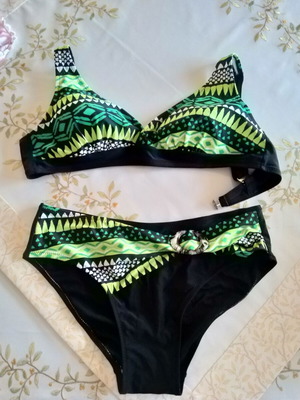 Women's bikini like new, multicolor, cup C-D, size M