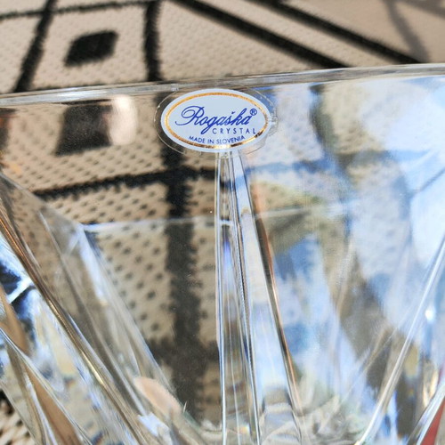 Vintage Rogaska crystal bowl like new, 10 cm height